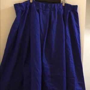 Eloquii Pleated Midi Skirt